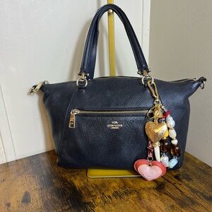 Coach Black Leather Shoulder Bag